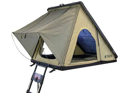LD TMON - TAN & GREEN 2-PERSON CLAMSHELL ALUMINUM ROOF TOP TENT