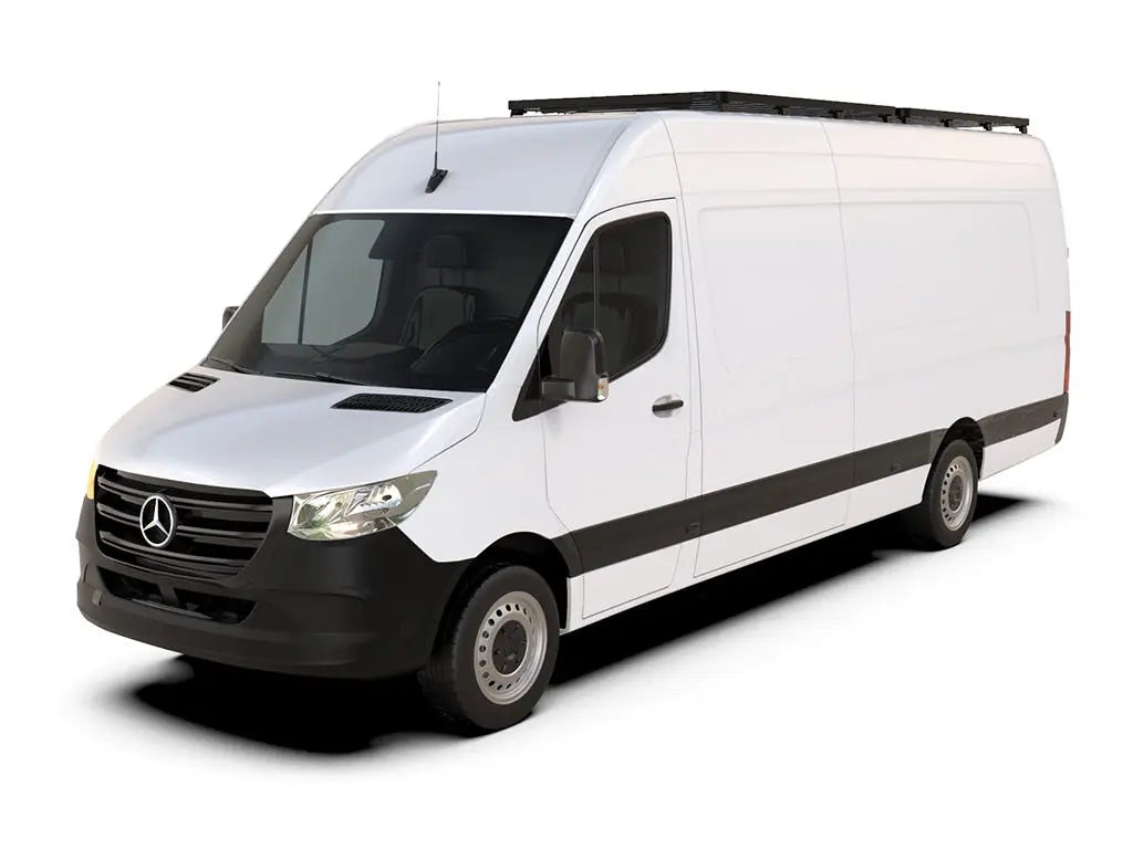 Mercedes-Benz Sprinter 170in/L3/LWB Wheelbase w/OEM Tracks (2006-Current) Slimline II Roof Rack Kit / Tall Front Runner