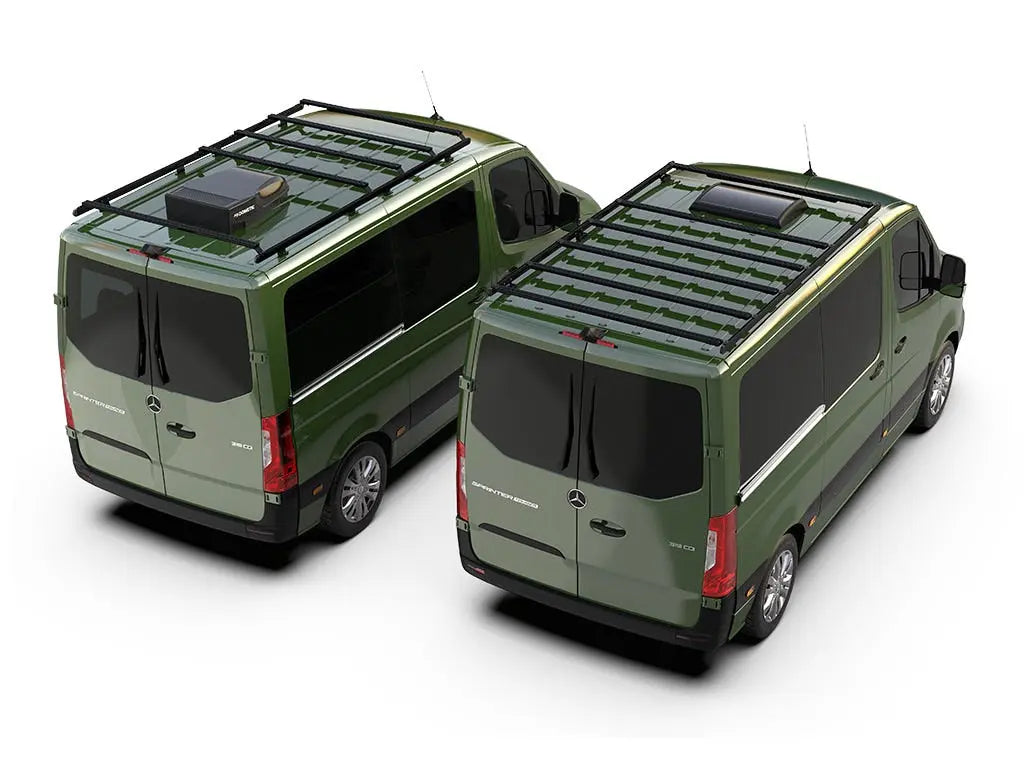 Mercedes-Benz Sprinter (L1H1/128in SWB/Standard Roof) (2006-Current) Slimpro Van Rack Kit Front Runner