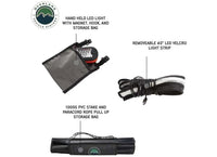 Overland Vehicle Systems / Up Down Air - N3E NOMADIC 3 Extended Roof - Top Tent with Green Rainfly - Ideal for Outdoor Adventures