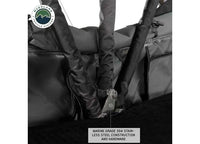 N3S Nomadic 3 Standard Roof Top Tent - Gray Body with Green Rainfly for Adventurous Camping