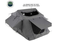 N3S Nomadic 3 Standard Roof Top Tent - Gray Body with Green Rainfly for Adventurous Camping