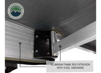 Overland Vehicle Systems / Up Down Air - NOMADIC AWNING 180 - STYLISH DARK GRAY CANOPY WITH BLACK PROTECTIVE COVER & MOUNTING BRACKETS