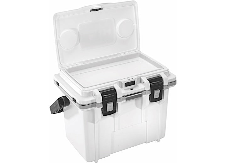 IM 14 Qt Elite Cooler in White and Gray - Durable, Lightweight, Ideal for Outdoor Activities Pelican