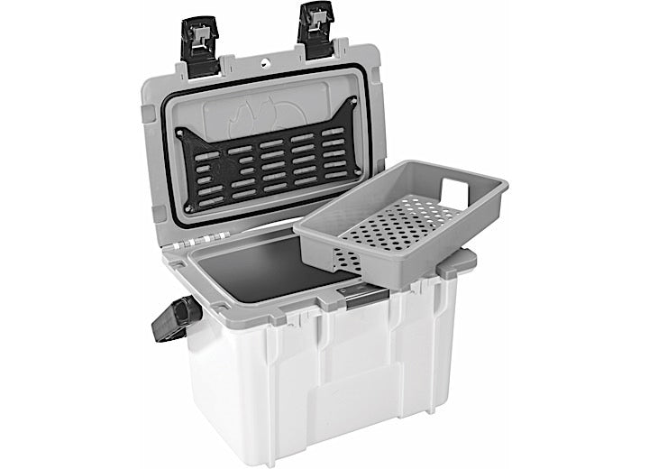 IM 14 Qt Elite Cooler in White and Gray - Durable, Lightweight, Ideal for Outdoor Activities Pelican