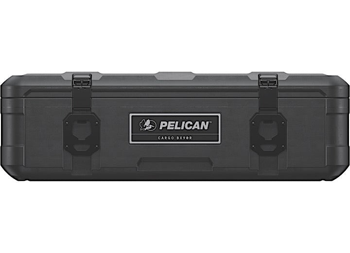 Pelican 90L Cargo Case - Medium Roof Storage Solution in Black for Adventure and Travel Pelican