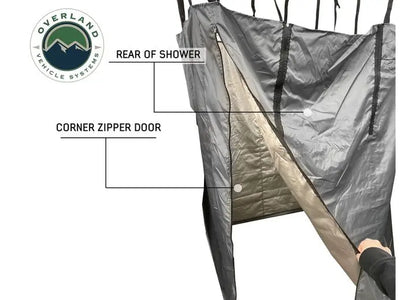 PORTABLE ADVENTURE SHOWER SYSTEM Overland Vehicle Systems / Up Down Air