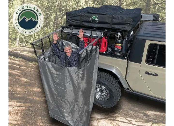 PORTABLE ADVENTURE SHOWER SYSTEM Overland Vehicle Systems / Up Down Air