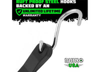 Durable 12-Pack Bungee Tarp Straps for Secure Outdoor Use Rhino USA
