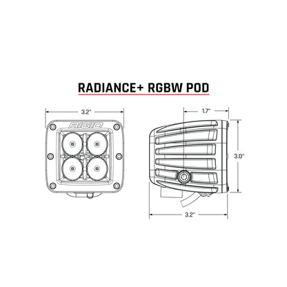 RIGID 202053 Radiance+ Pod RGBW - view 3