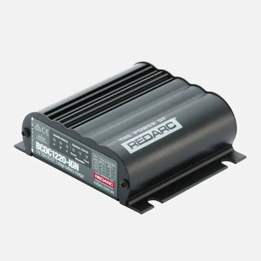 Redarc BCDC1220-IGN 20A In-Vehicle DC Battery Charger with Ignition Control – Ultimate Dual Battery Solution for Off-Road Adventures and Marine Use