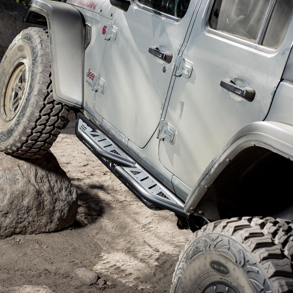 Smittybilt 77734 Apollo Sliders w/ Step (18+ JLU)