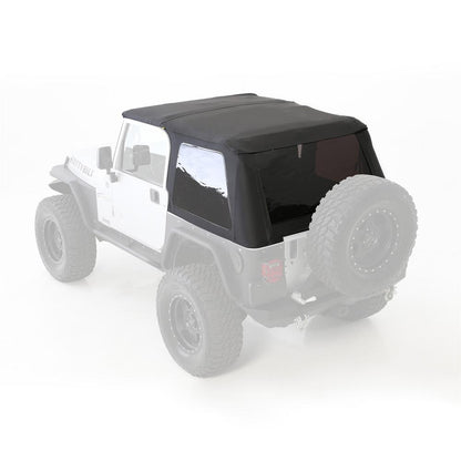 Smittybilt 9973235 Bowless Combo Top w/ Tinted Windows Black Diamond (97-06 TJ) - view 2