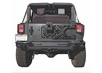 07-18 WRANGLER JK 2/4DR PIVOT HEAVY-DUTY OVERSIZE TIRE CARRIER; BLACK