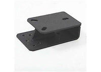 76-86 CJ5/CJ7; 87-18 WRANGLER YJ/TJ/LJ/JK TIRE RELOCATION BRACKET; BLACK; CLEAR UP TO 35IN TIRE