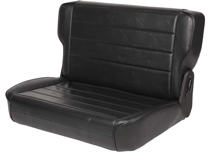 86-95 CJ & WRANGLER (YJ) SEAT - REAR - FOLD & TUMBLE - VINYL BLACK