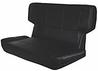 86-95 CJ & WRANGLER (YJ) SEAT - REAR - FOLD & TUMBLE - VINYL BLACK
