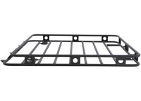07-18 WRANGLER JK 4DR DEFENDER RACK WELDED ONE-PIECE ROOF RACK; BLACK POWDER COAT