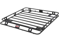 07-18 WRANGLER JK 4DR DEFENDER RACK WELDED ONE-PIECE ROOF RACK; BLACK POWDER COAT