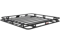 07-18 WRANGLER JK 4DR DEFENDER RACK WELDED ONE-PIECE ROOF RACK; BLACK POWDER COAT