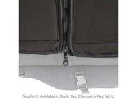 08-12 WRANGLER JK 4 DR NEOPRENE FRONT AND REAR SEAT COVER SET; BLACK/BLACK