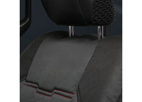 18-C WRANGLER JL; 20-C GLADIATOR JT GEN2 NEOPRENE FRONT/REAR SEAT COVER; BLACK/BLACK