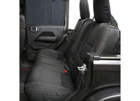 18-C WRANGLER JL; 20-C GLADIATOR JT GEN2 NEOPRENE FRONT/REAR SEAT COVER; BLACK/BLACK