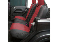 20-C GLADIATOR JT GEN2 NEOPRENE FRONT/REAR SEAT COVER; RED/BLACK