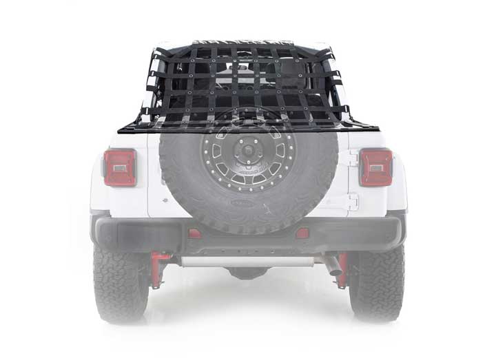 18-C WRANGLER JL 4DR C-RES.2 - CARGO RESTRAINT SYSTEM; BLACK 2" WEBBING Smittybilt