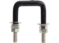 55-95 CJ & WRANGLER (YJ) WINDSHIELD TIE DOWN KIT - STAINLESS STEEL