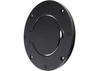 97-06 WRANGLER (TJ/LJ) GAS COVER - BILLET STYLE - GLOSS BLACK Smittybilt