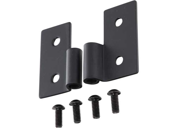 76-06 CJ & WRANGLER (YJ/TJ/LJ) LOWER DOOR HINGE BRACKETS - BLACK