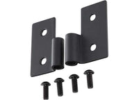 76-06 CJ & WRANGLER (YJ/TJ/LJ) LOWER DOOR HINGE BRACKETS - BLACK