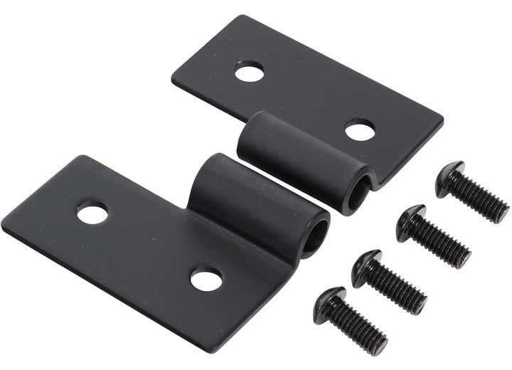 76-06 CJ & WRANGLER (YJ/TJ/LJ) LOWER DOOR HINGE BRACKETS - BLACK