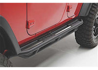 07-18 WRANGLER JK 4 DR SRC ROCK CRAWLER SIDE ARMOR; BLACK TEXTURED