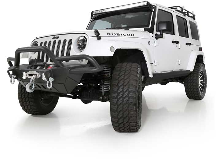 07-18 WRANGLER JK 2/4 DR SRC GEN2 FRONT BUMPER; BLACK