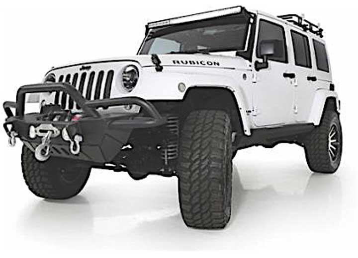 07-18 WRANGLER JK 2/4 DR SRC GEN2 FRONT BUMPER; BLACK