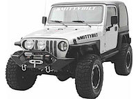 97-06 WRANGLER TJ/LJ XRC ROCK CRAWLER FRONT BUMPER W/GRILLE GUARD & D-RING MOUNTS;  BLACK TEXTURED