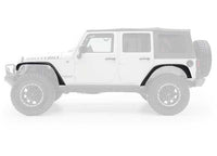 07-18 WRANGLER JK XRC 4IN FENDER FLARES; SET OF 4; BLACK TEXTURED Smittybilt