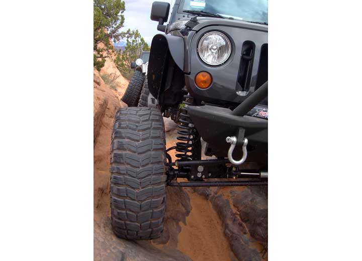 07-18 WRANGLER JK XRC 4IN FENDER FLARES; SET OF 4; BLACK TEXTURED Smittybilt