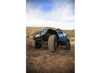 07-18 WRANGLER JK 2/4 DR XRC ATLAS FRONT BUMPER W/GRILLE GUARD & FOG LIGHT HOLES; BLACK