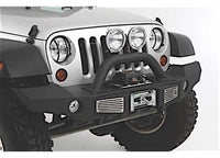 07-18 WRANGLER JK 2/4 DR XRC ATLAS FRONT BUMPER W/GRILLE GUARD & FOG LIGHT HOLES; BLACK