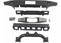 07-18 WRANGLER JK 2/4 DR XRC ATLAS FRONT BUMPER W/GRILLE GUARD & FOG LIGHT HOLES; BLACK