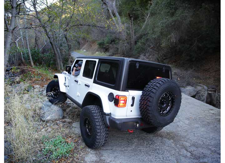 18-C JEEP WRANGLER JL SPARE TIRE RELOCATION BRACKET; FITS UP TO 35IN TIRE