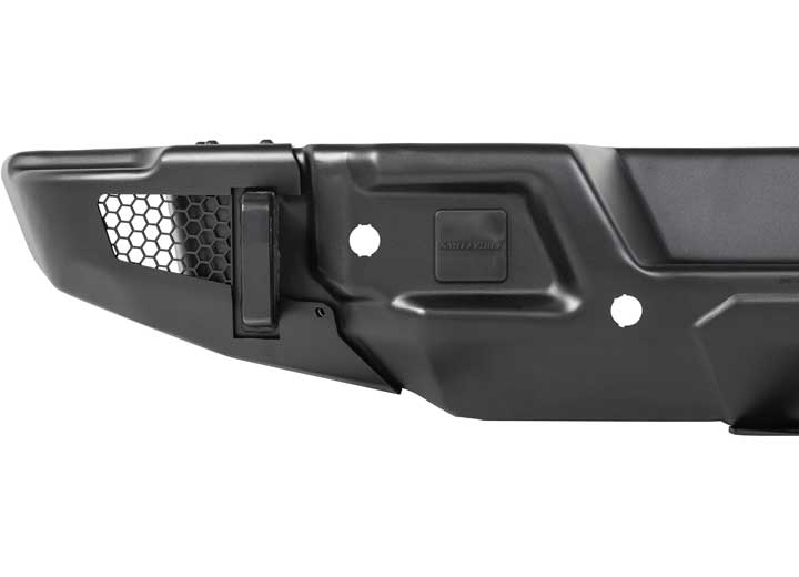 18-C WRANGLER JL 2/4DR STRYKER REAR BUMPER; BLACK