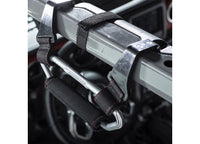 18-C WRANGLER JL; 20-C GLADIAOR JT EXTREME GRAB HANDLES; BLACK/SILVER; 2PC