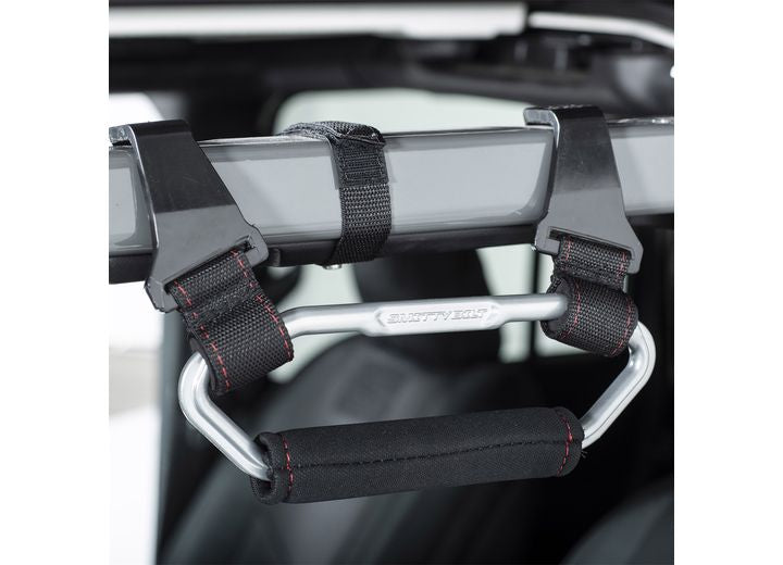 18-C WRANGLER JL; 20-C GLADIAOR JT EXTREME GRAB HANDLES; BLACK/SILVER; 2PC
