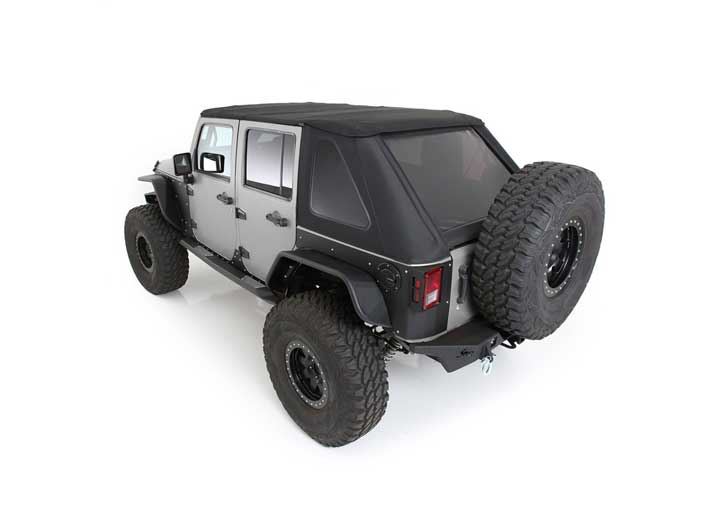 07-18 WRANGLER JK 4 DR BOWLESS COMBO TOP KIT W/TINTED WINDOWS; BLACK DIAMOND
