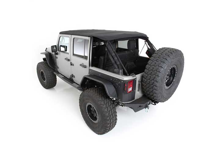 07-18 WRANGLER JK 4 DR BOWLESS COMBO TOP KIT W/TINTED WINDOWS; BLACK DIAMOND