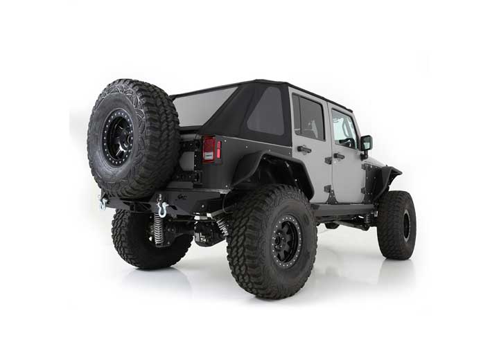 07-18 WRANGLER JK 4 DR BOWLESS COMBO TOP KIT W/TINTED WINDOWS; BLACK DIAMOND